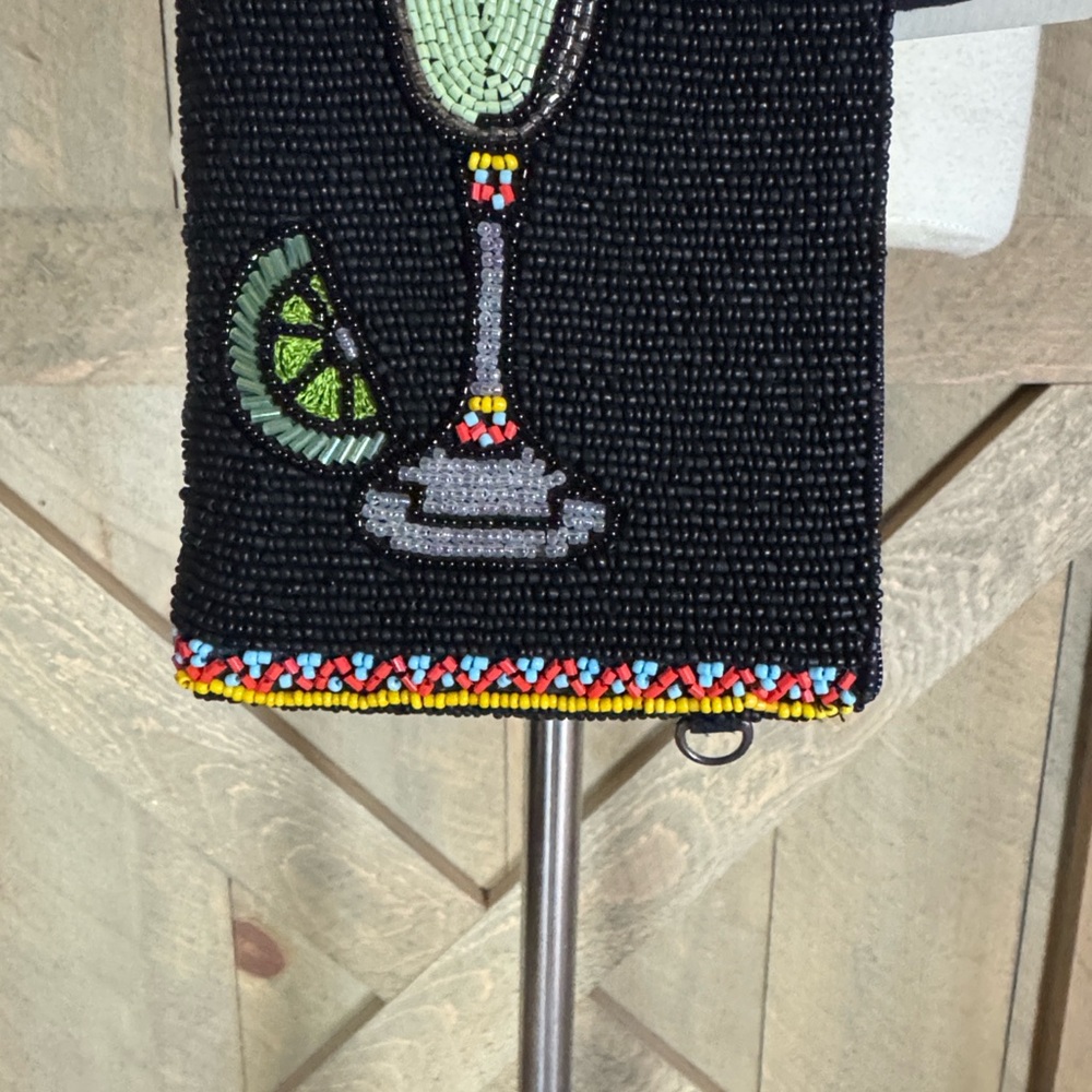 Mary Francis Salty beaded crossbody handbag with margarita New with tag - Picture 6 of 13